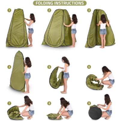 Camping Shower Tent | Portable Changing Tent for Outdoor Camping - Image 3