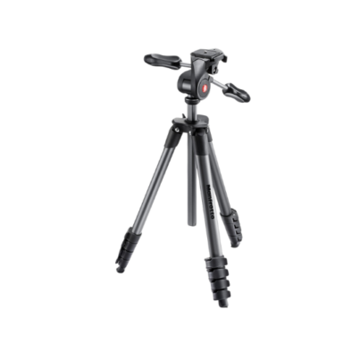 Manfrotto Compact Advanced Tripod with 3-Way Head for rent in Chandigarh, Mohali, Panchkula, Zirakpur and Kharar Areas